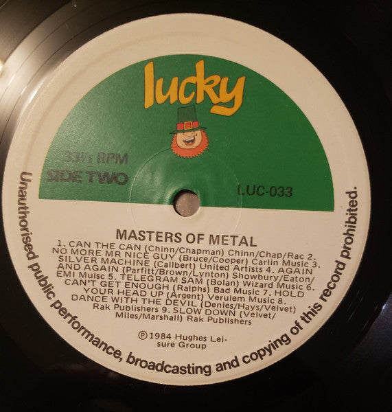 Various : Masters Of Metal 18 Heavy Metal Greats (LP)