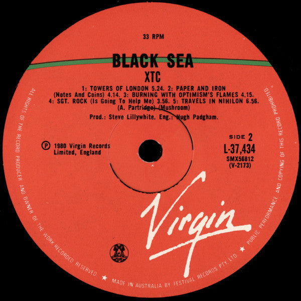 XTC : Black Sea (LP, Album)