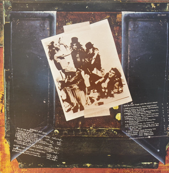 Alice Cooper : School's Out (LP, Album, RE, Whi)