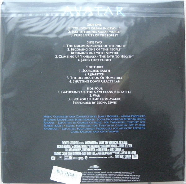 James Horner : Avatar (Music From The Motion Picture) (2xLP, Album, RE, 180)