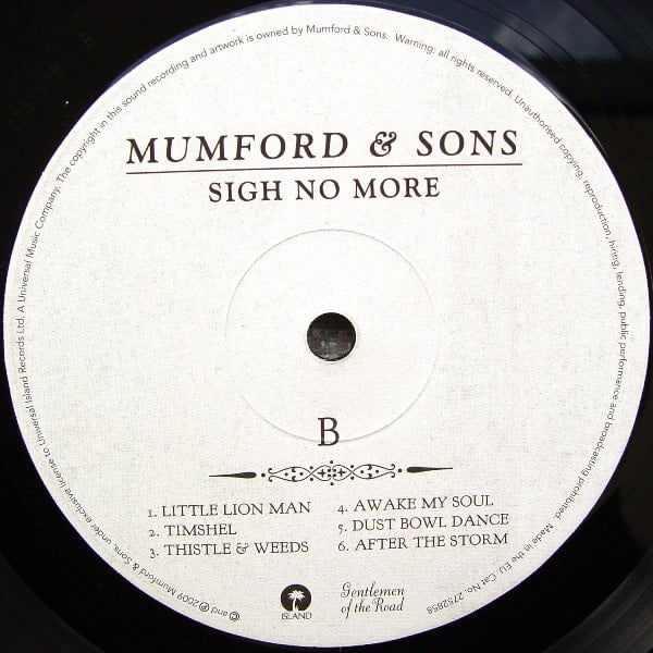 Mumford & Sons : Sigh No More (LP, Album)