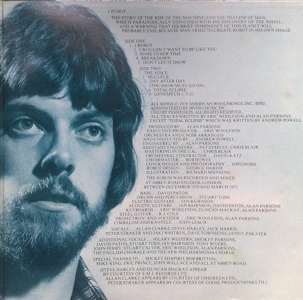 The Alan Parsons Project : I Robot (LP, Album, RE, Gat)