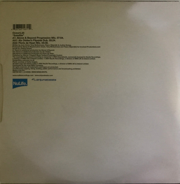 OceanLab : Satellite (Remixes) (12", Single)