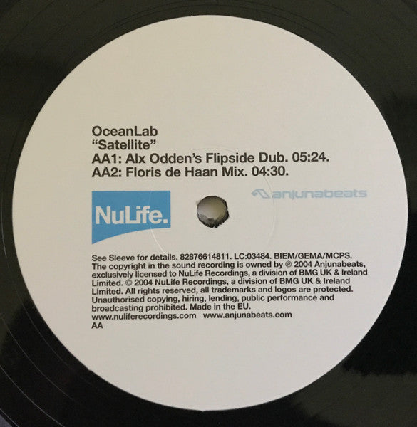 OceanLab : Satellite (Remixes) (12", Single)