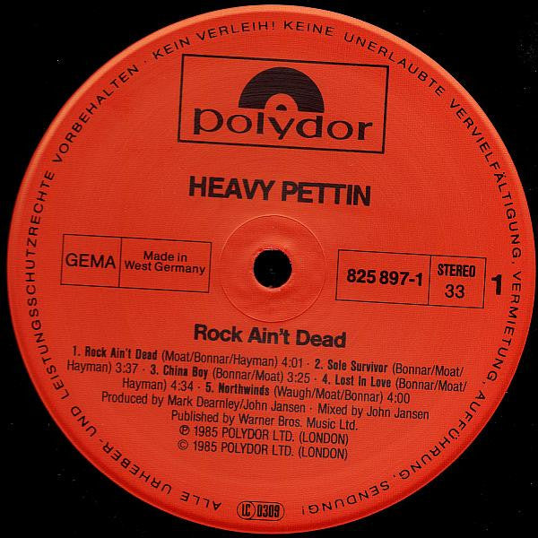 Heavy Pettin : Rock Ain't Dead (LP, Album)