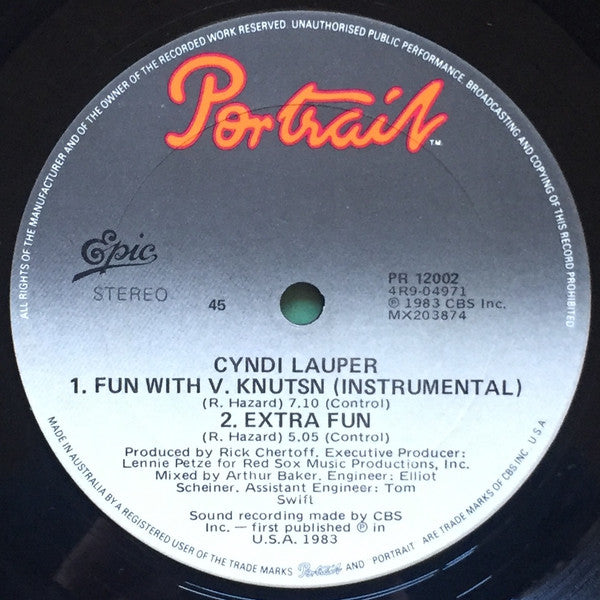 Cyndi Lauper : Girls Just Want To Have Fun (12")