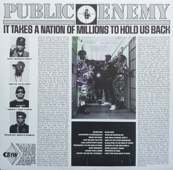 Public Enemy : It Takes A Nation Of Millions To Hold Us Back (LP, Album)
