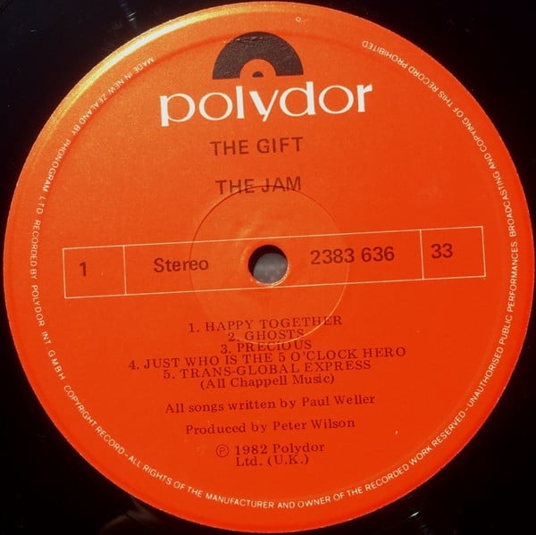 The Jam : The Gift (LP, Album)