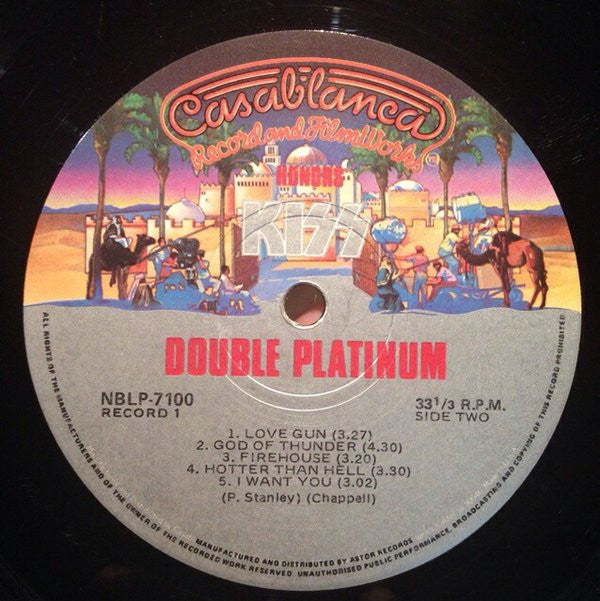 Kiss : Double Platinum (2xLP, Album, Comp, Gat)