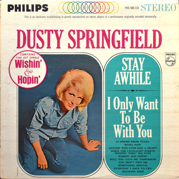 Dusty Springfield : Stay Awhile - I Only Want To Be With You (LP, Album, Ric)