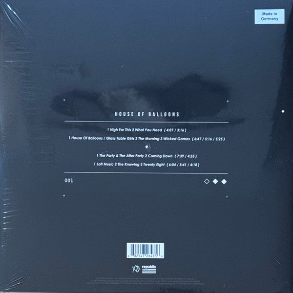 The Weeknd : House Of Balloons (2xLP, Mixtape, RE)
