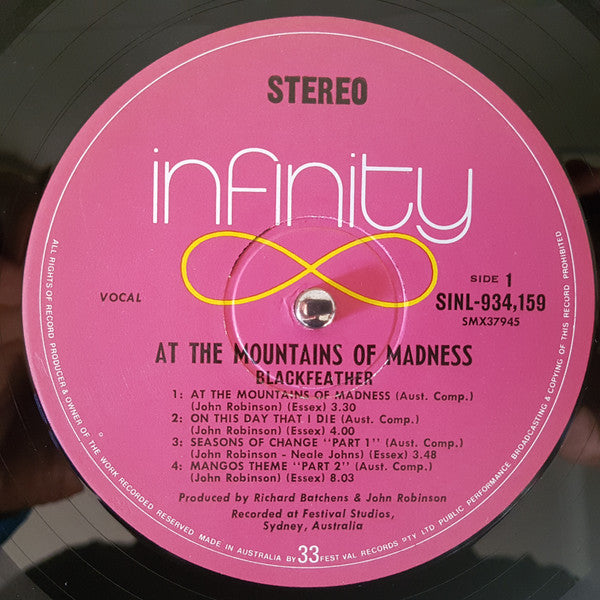 Blackfeather : At The Mountains Of Madness (LP, Album)