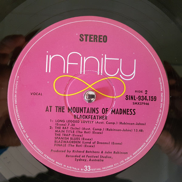 Blackfeather : At The Mountains Of Madness (LP, Album)