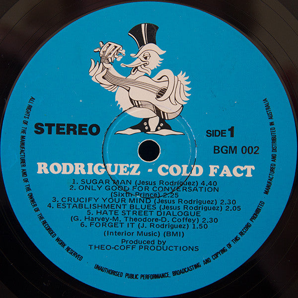 Sixto Rodriguez : Cold Fact (LP, Album, RE)