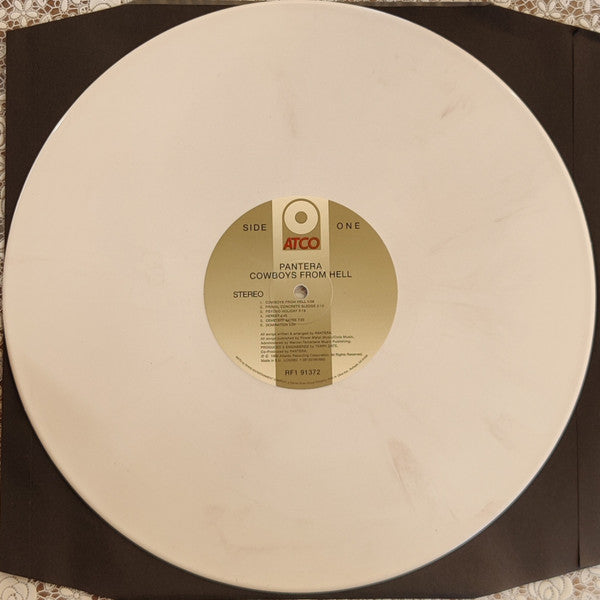 Pantera : Cowboys From Hell (LP, Album, Ltd, RE, Whi)