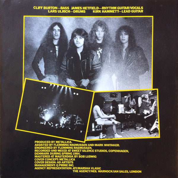 Metallica : Ride The Lightning (LP, Album, RE)