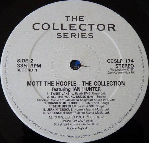 Mott The Hoople Featuring Ian Hunter : The Collection (2xLP, Comp)