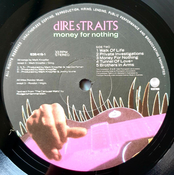Dire Straits : Money For Nothing (LP, Comp)
