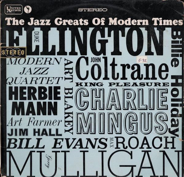 Various : Jazz Greats Of Modern Times (LP, Comp, Fli)