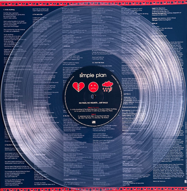 Simple Plan : No Pads, No Helmets...Just Balls (LP, Album, Ltd, RE, Cle)