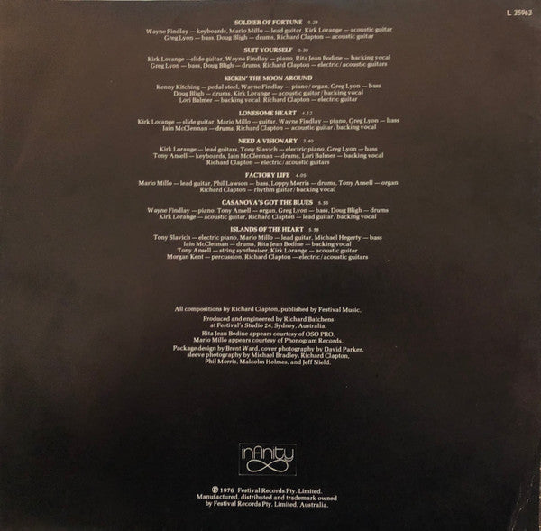 Richard Clapton : Mainstreet Jive (LP, Album)