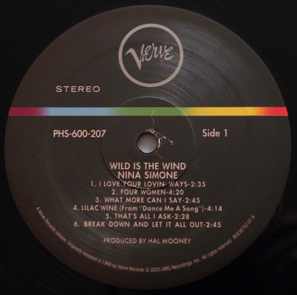 Nina Simone : Wild Is The Wind (LP, Album, RE, RM, 180)