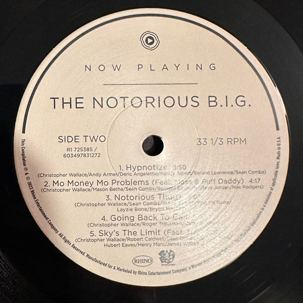 Notorious B.I.G. : Now Playing (LP, Comp)