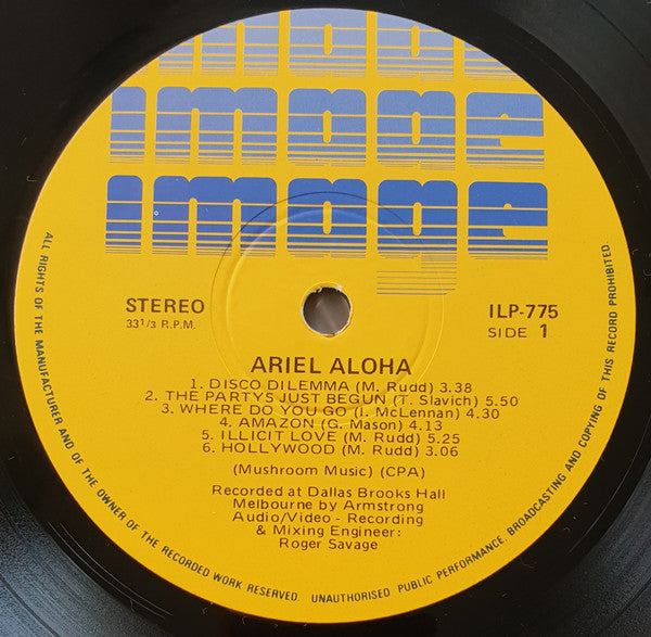 Ariel (13) : Aloha (LP, Album)