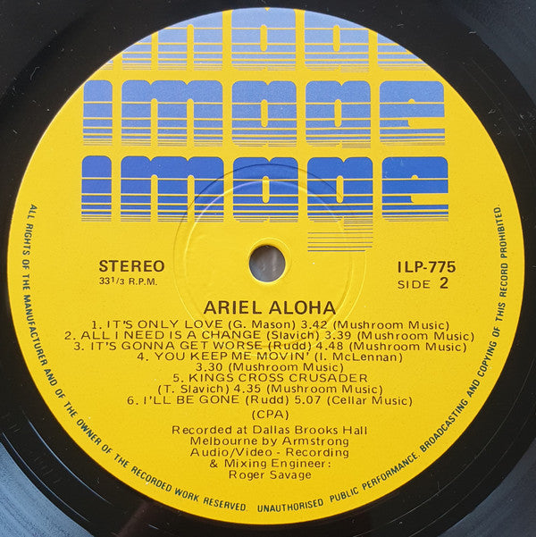 Ariel (13) : Aloha (LP, Album)
