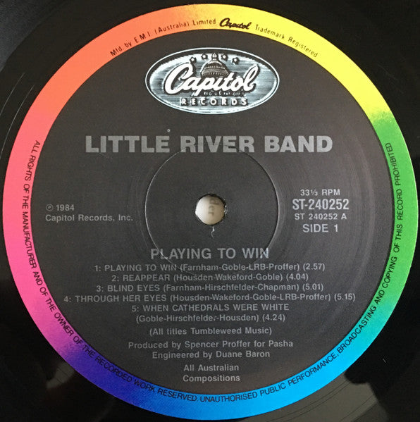 LRB* : Playing To Win (LP, Album)