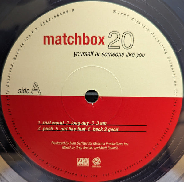 Matchbox 20* : Yourself Or Someone Like You (LP, Album, Ltd, RE, Cle)