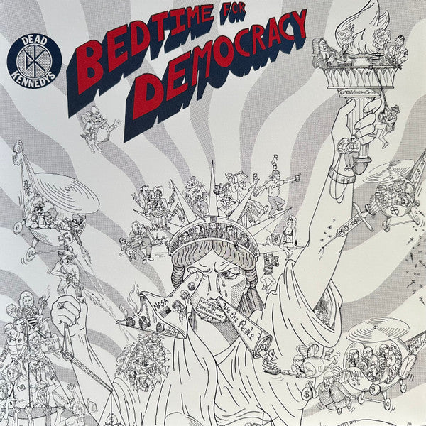 Dead Kennedys : Bedtime For Democracy (LP, Album, RE, RM, Whi)