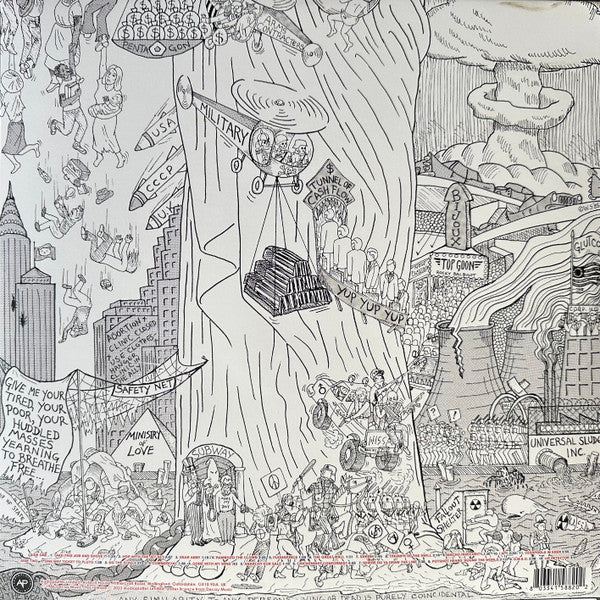 Dead Kennedys : Bedtime For Democracy (LP, Album, RE, RM, Whi)