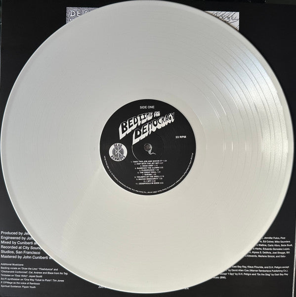 Dead Kennedys : Bedtime For Democracy (LP, Album, RE, RM, Whi)