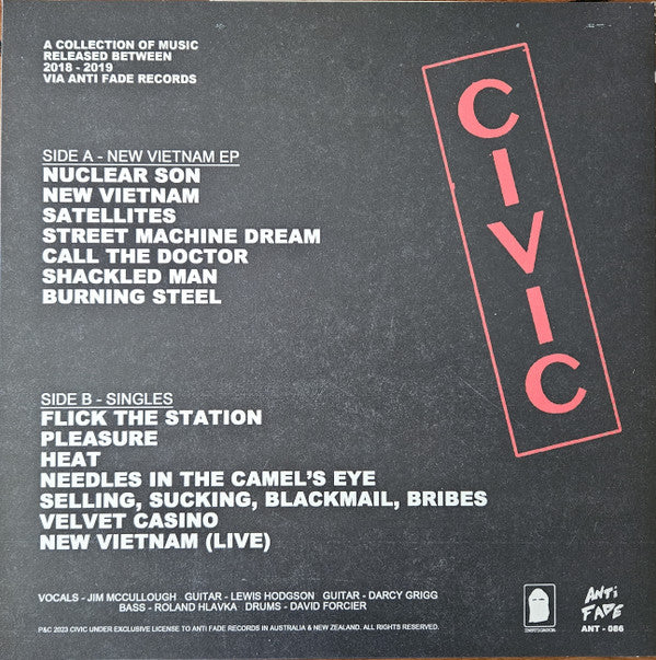 Civic (5) : New Vietnam And Singles (LP, Comp)
