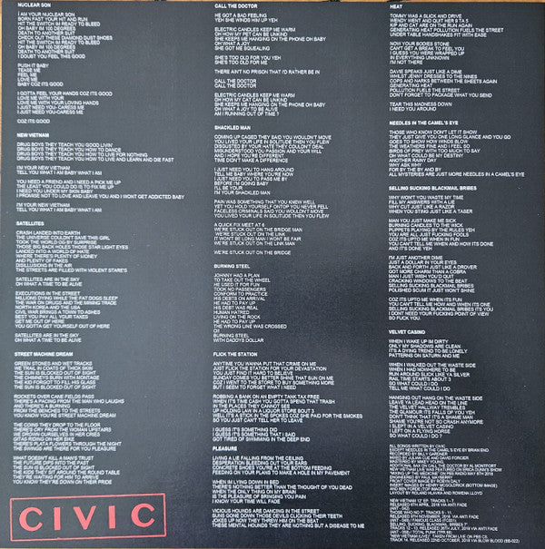 Civic (5) : New Vietnam And Singles (LP, Comp)