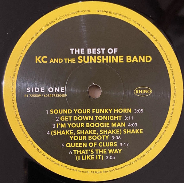 KC And The Sunshine Band* : The Best Of KC And The Sunshine Band (LP, Comp, RE)