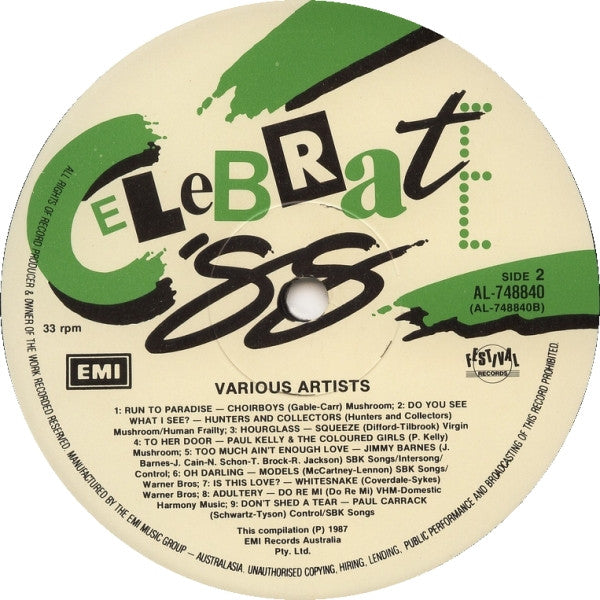 Various : Celebrate '88 (LP, Comp)