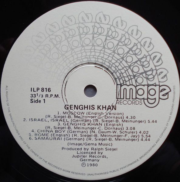 Dschinghis Khan : Genghis Khan (LP, Album)