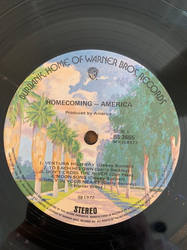America (2) : Homecoming (LP, Album, Tri)