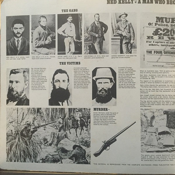 Various : Mick Jagger As Ned Kelly (LP, Gat)