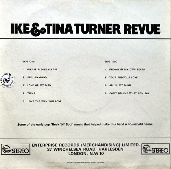 Ike & Tina Turner Revue : Ike & Tina Turner Revue (LP, Album)