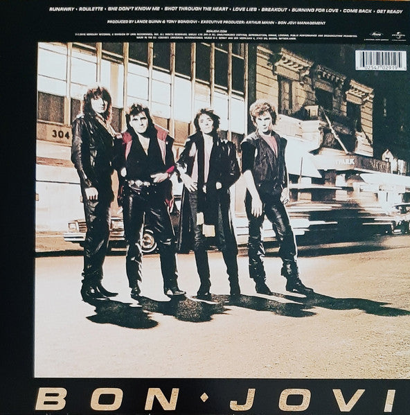 Bon Jovi : Bon Jovi (LP, Album, RE, 180)