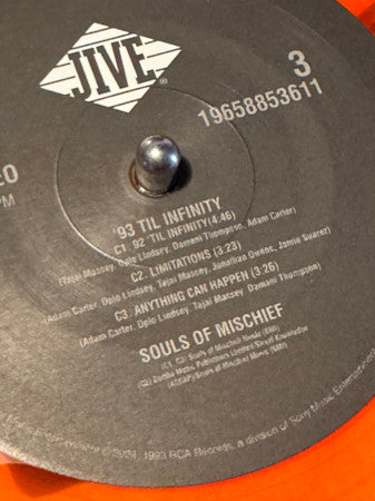 Souls Of Mischief : 93 'Til Infinity (2xLP, Album, RE, RM, Ora)