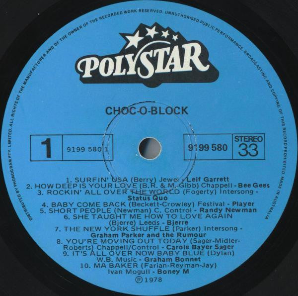 Various : Choc-O-Block (LP, Comp)