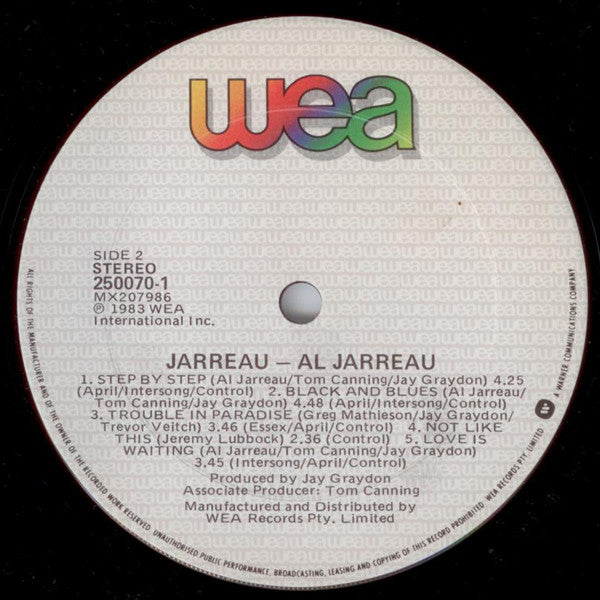 Al Jarreau : Jarreau (LP, Album)