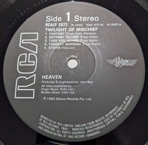 Heaven (13) : Twilight Of Mischief (LP, Album)