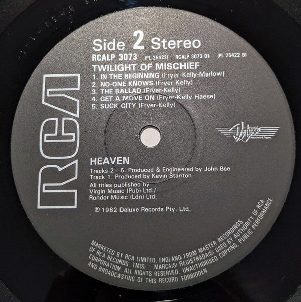 Heaven (13) : Twilight Of Mischief (LP, Album)