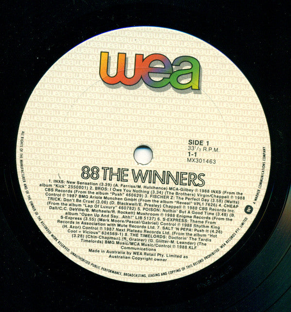 Various : 88 The Winners (LP, Comp)