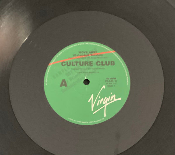 Culture Club : Move Away (Extended) (12", Promo, Smplr)
